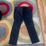 Michael Kors Black Studded Pocket Design Distressed Skinny Jeans Size 6 Petite Photo 1