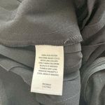 Nordstrom Open Edit S Pleated Large Black Pleated Slit Hem Midi Skirt Photo 4