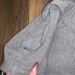 Monrow cold shoulder cutout crew sweatshirt M $139 athletic casual spring boho Gray Size M Photo 2