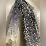 "Lilac Shade" Navy Blue Ombre Crochet Lace Overlay Backless Bodycon Fitted Dress Photo 4