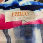 Renee C . pink, blue, and white tie dyed top / S / Excellent Condition Photo 10