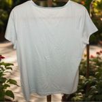 Merona  Baby Blue Embellished Floral T-Shirt Top Photo 1