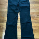 Level Mid Rise Black Flare Pants – Front Pockets, Zipper Closure – Size 6 Photo 0