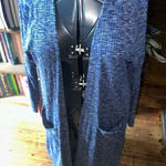 LuLaRoe  heathered Sarah ribbed cozy sweater duster coat Photo 0