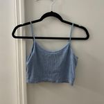 Hollister Light Blue Cropped Tank Top Photo 2