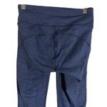 Outdoor Voices  Tech Sweat 7/8 Crop Baltic Blue Space Dye Athletic Leggings XS Photo 4