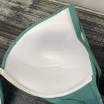 Shade & Shore Olive Green Crochet Underwire Contour Bikini Bathing Suit Top 36D Photo 3