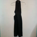 Solace London  Franklin Mini Dress Black Halter Neck Cut Out Open Back Photo 3