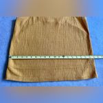 Madewell  Top Women’s Textured Knit Apron Yellow Size Small Photo 2