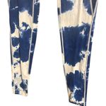 1st Phorm Venture Blue White Tie Dye Pocket Leggings Size Medium Photo 5