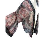 PAISLEY Sheer Kimono Coverup Top One Size Size undefined Photo 3