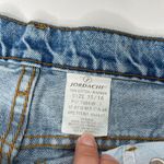 Jordache vintage Y2K 2000s retro  High-waisted, light blue, button fly denim shorts Photo 5