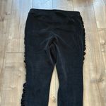 Torrid 4/$25 Full Length Signature Waist Ruched Velour Side Legging Black Sz 1 (1X) Photo 8