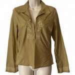 Rampage Vintage Beaded/Embroidered Long Sleeve Top Photo 0