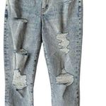 Abercrombie & Fitch The Boyfriend Acid Wash Distressed Jeans Women’s Size 27 / 4 Photo 0