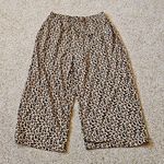 Banana Republic Leopard Print Wide Leg Capris Photo 0