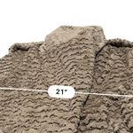 Cynthia Steffe ruffled faux fur beige tan winter coat size medium EUC Photo 3