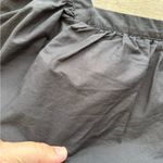 Solid & Striped Revolve Dress‎  Smocked Ruffle Black Poplin size small Photo 2