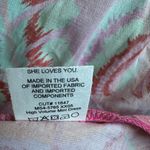 Show Me Your Mumu Tropical Shoulder Mini Dress Pink Green Print Vacation Party S Photo 5