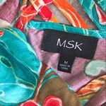 MSK Floral Print Gaucho Jumpsuit Strappy Green Size M NWT Size M Photo 10