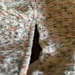 Blush  BJ Bodycon Smocked Floral Puff Off Shoulder Keyhole Ruffle Mini Dress M Photo 7