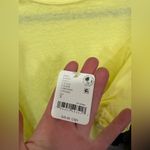 Free People NWT  We the Free Nina Tee - double butter yellow - XS *IR- mistagged* Photo 9
