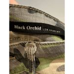 Black Orchid  Womens Vintage Camo Denim Pants Skinny Green Size 27 Photo 7