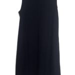 Eileen Fisher Twist Front Dress Black Size Small Photo 2