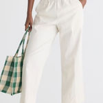 J.Crew  Astrid Wide Leg Crop Chino Pant S Natural Beige Trouser Women’s Sz S Photo 0