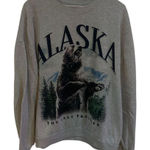 Me 87 clothing company Alaska the last frontier graphic sweatshirt grizzly bear White Size XXL Photo 0
