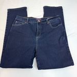 Gloria Vanderbilt  Amanda Dark Wash Two-Tone Stitching Jeans Size 12P Photo 2