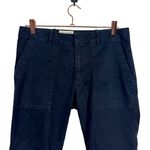 Nili Lotan Cropped French Military Pant in Navy Blue Size 4 Photo 4