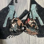 Forever 21  “AHA” Rodeo Black Bra Shirt Top; Large Women’s Photo 1