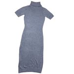 Lulus NWT Women's Coffee Date Gray Turtleneck Midi Sweater Dress Size L Fall Photo 6