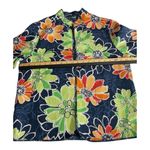 Alfred Dunner VINTAGE | reversible  tropical print quilted lightweight jacket Photo 11