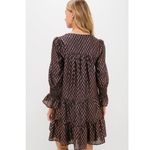 Tuckernuck NEW  POMANDER PLACE Metallic Ikat Kenzo Dress XS Photo 3