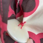 Boden Rainy Day Mac Cotton Coat Geometric Floral Daisy Pink No Hood Size 10 Photo 11