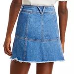 Veronica Beard Lavelle Seamed Denim Mini Skirt Size 8 Photo 1