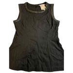 Yoana Baraschi  Sexy Womens Black Zip Fitted Tank Top  Size XS Photo 2
