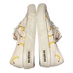 Seavees  for J.Crew Legend Sneakers White Embroidered Fruit Bananas Womens Size 6 Photo 3