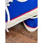 Sandro Paris Anouk Flame Solde Canvas Sneakers Royal Blue Lace Up US Size 8 Photo 13