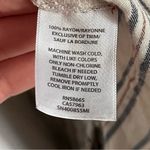 Something Navy  • Cream Navy Burgundy Striped Blouse Photo 4