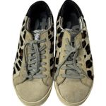 P448 John Cow Genuine Calf Hair Sneakers Leopard You Can Surf Later Shoes Sz 36 Photo 3