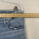 Good American Good Classic Jeans Womens 15 Light Wash Blue Straight Raw Hem Photo 5