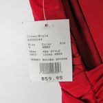 David's Bridal Morgan & Co Red Spaghetti Strap Mini Dress Bodycon Size 0 Photo 8