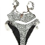 Kendall + Kylie Snake Print Bikini Size Large Photo 0