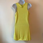 Girls Just Wanna Have Fun Yellow Bling Tank Sz L Silver Size L Photo 3