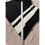 White House | Black Market Long Sleeve Zip Neck Stripe Poncho size M/L NWT Photo 8