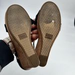 Toms Tom’s Sienna Women's size 9 Criss Cross Espadrille Wedge buckle Sandals canvas Photo 2