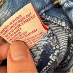 Revice Denim Revice Blue Acid Wash Straight Leg Jeans Womens 24 High Rise Button Fly Casual Photo 8